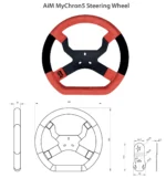 AiM Sports MyChron 5 Karting Steering Wheel - Image 3